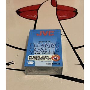 JVC Dry Type Cleaning Cassette For VHS Camcorder VHSC SVHSC TCC-3FU Brand NEW